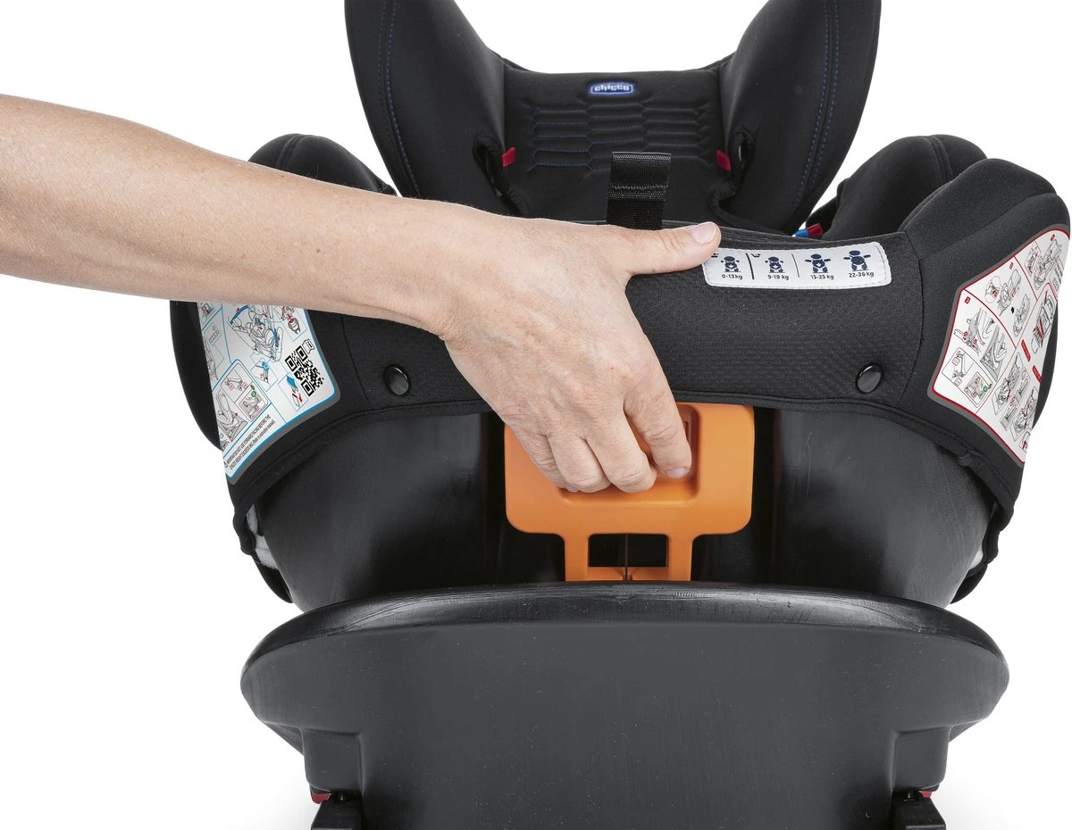 Chicco Autostoel Unico PLUS - Groep 0 1 2 3 - Isofix Bevestiging -Verstelbare Hoofdsteun - Zwart 10 Chicco Autostoel Unico PLUS - Groep 0 1 2 3 - Isofix Bevestiging -Verstelbare Hoofdsteun - Zwart - Afbeelding 8