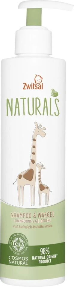 Zwitsal Naturals Shampoo&Wasgel 250ml -Babyproducten Verkoop 310x1200