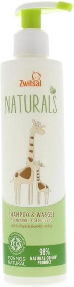 Zwitsal Naturals Shampoo&Wasgel 250ml -Babyproducten Verkoop 311x1200