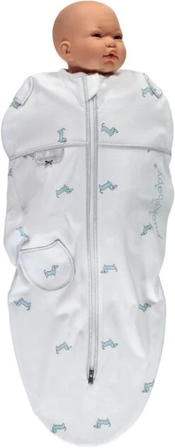 Puckababy Inbakerslaapzak Original Mini 3-6m - White Pucky -Babyproducten Verkoop 470x1200