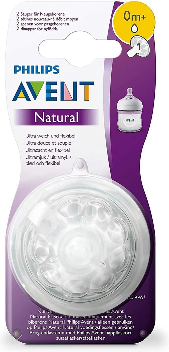 Philips Avent SCF041/27 Natural Speen - 0m+ - 2stuks 8 Philips Avent SCF041/27 Natural Speen - 0m+ - 2stuks - Afbeelding 6