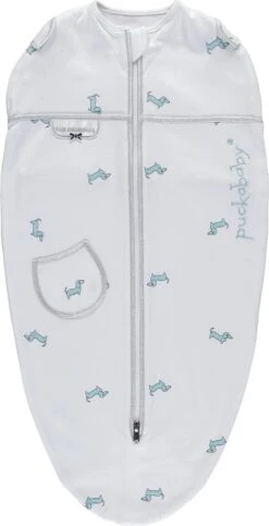 Puckababy Inbakerslaapzak Original Mini 3-6m - White Pucky -Babyproducten Verkoop 614x1200 1