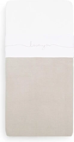 Jollein Baby Laken Wieg 75x100cm Love You - Nougat 33 Jollein Baby Laken Wieg 75x100cm Love You - Nougat -Babyproducten Verkoop 630x1200