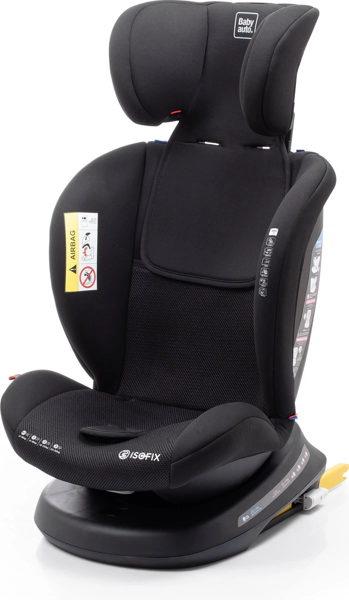 Autostoel Babyauto Rodia 360° Met Isofix - Groep 0+/1/2/3 Zwart (0-36kg) 13 Autostoel Babyauto Rodia 360° Met Isofix - Groep 0+/1/2/3 Zwart (0-36kg) - Afbeelding 11