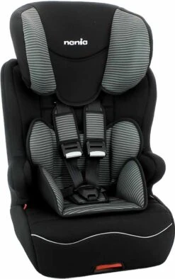 Nania - Racer ISOFIX - Meegroei Autostoel Groep 1 2 3 - Van 9 Tot 36 Kg - Donkergrijs -Babyproducten Verkoop 752x1200 1