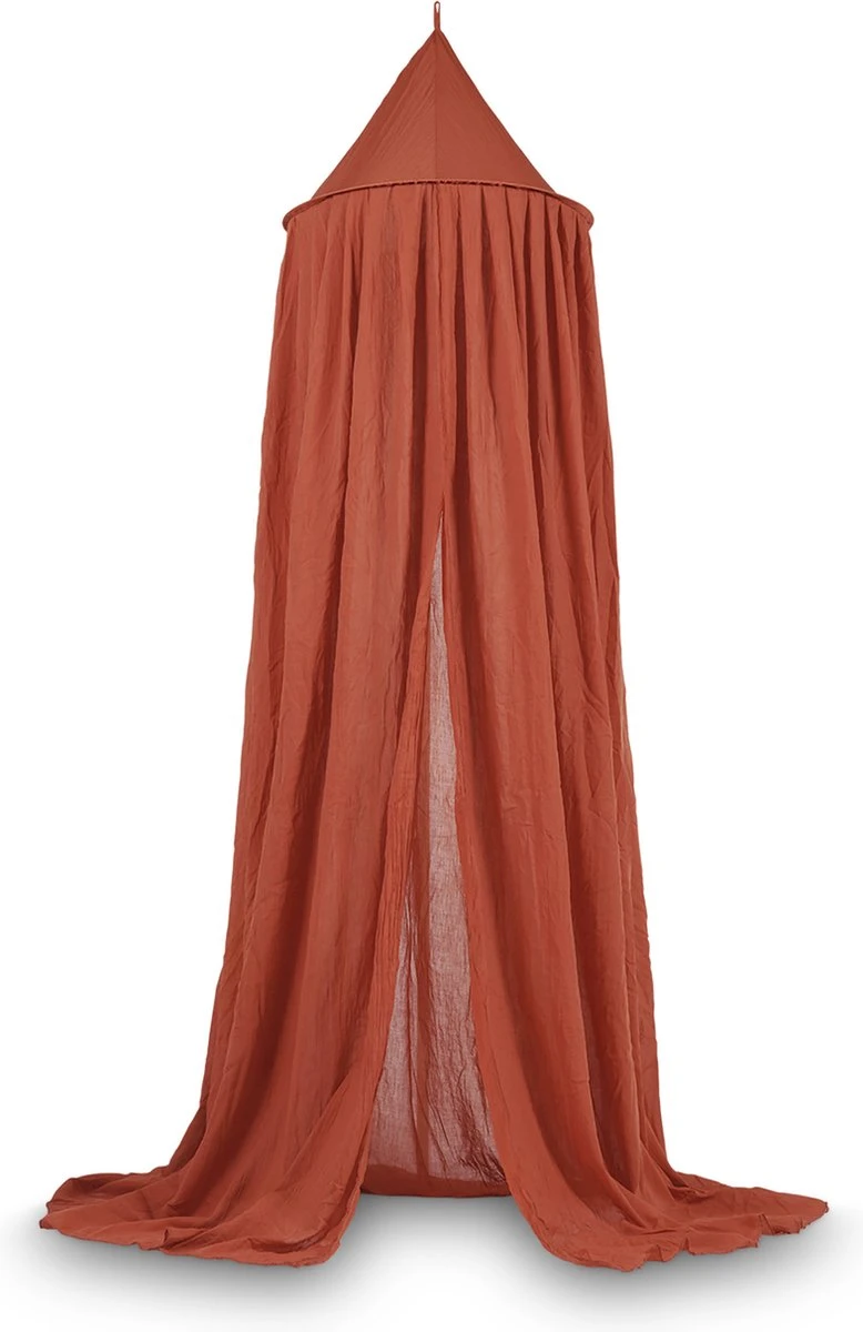 Jollein Baby Klamboe Vintage 245cm - Rust 4 Jollein Baby Klamboe Vintage 245cm - Rust - Afbeelding 2