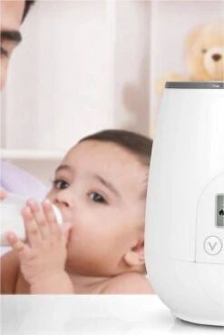 Alecto BW-700 - Snelle Digitale Flessenwarmer 500W Voor Opwarmen, Steriliseren En Ontdooien - Inclusief Stoomkap - Bediening Via Display - Wit -Babyproducten Verkoop 803x1200