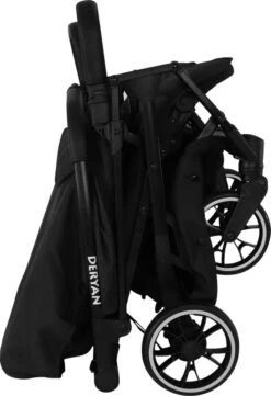 Deryan Luxe Rolo X2 Dubbele Buggy - Duo Buggy - Zwart -Babyproducten Verkoop 820x1200