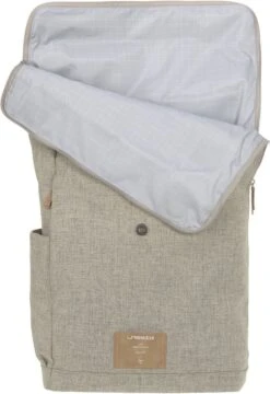 LÄSSIG Luiertas Rolltop Backpack Rugzak Incl Verschoningsmatje Choco Mélange Limited Edition -Babyproducten Verkoop 824x1200 1