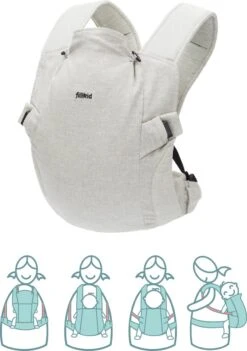 Fillikid Premium Draagzak - 2 In 1 - Ergonomisch - EU Gecertificeerd - Natural Sand - Ontworpen Met Draagconsulent -Babyproducten Verkoop 844x1200