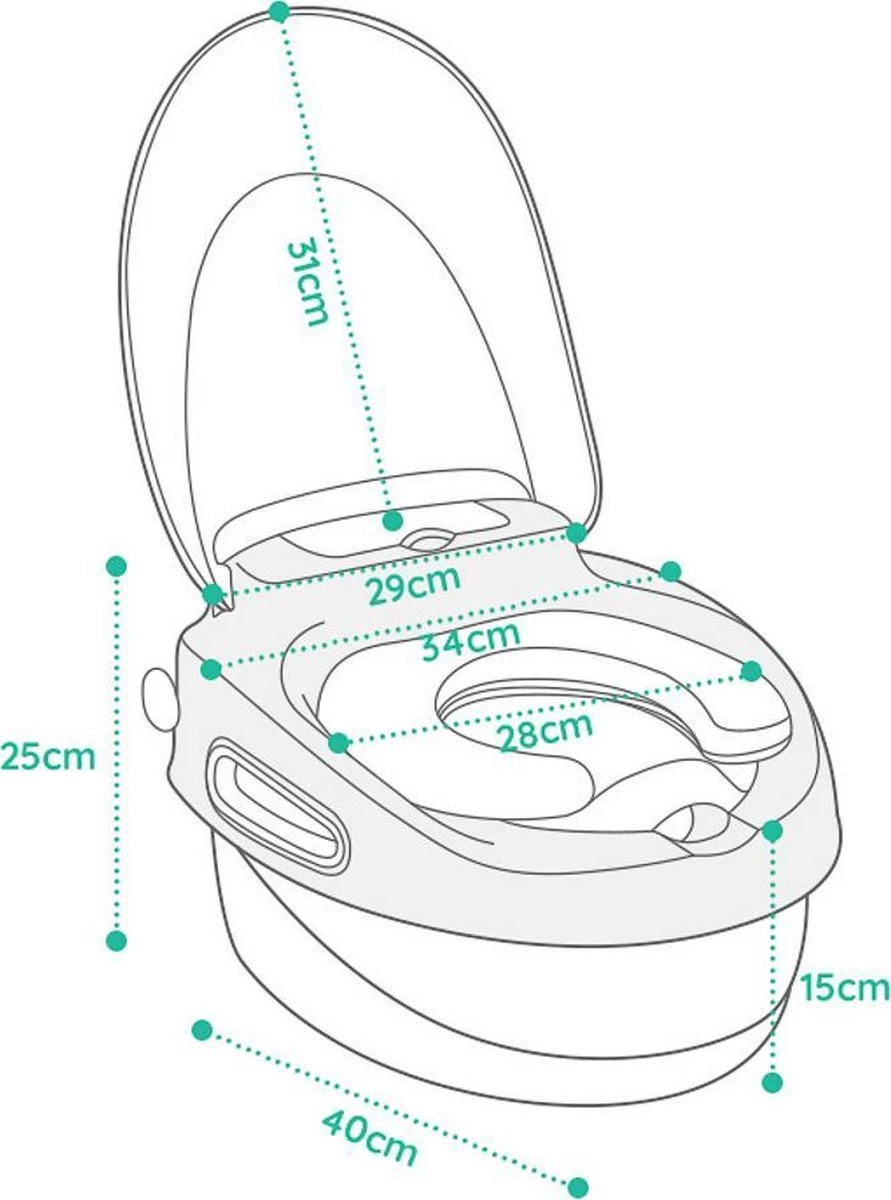 Housie 3-in-1 Plaspotje – Plaspotje Kind – Potje Peuter – Potje Met Deksel – WC Potje Peuter – WC Verkleiner – Opstapje - Roze 10 Housie 3-in-1 Plaspotje – Plaspotje Kind – Potje Peuter – Potje Met Deksel – WC Potje Peuter – WC Verkleiner – Opstapje - Roze - Afbeelding 8