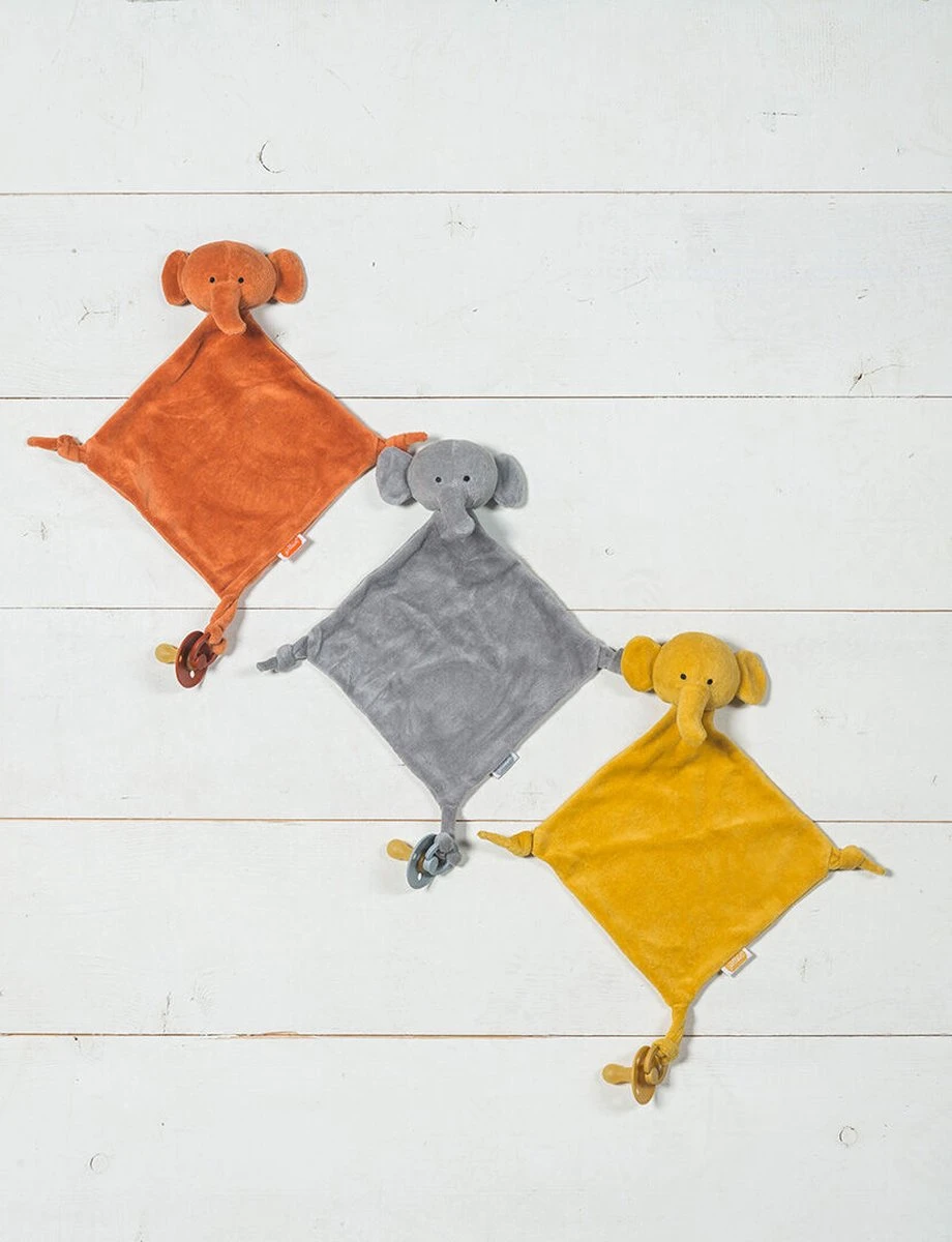 Jollein Knuffeldoekje Elephant - Caramel 11 Jollein Knuffeldoekje Elephant - Caramel - Afbeelding 9