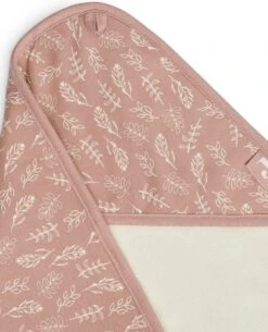 Jollein Badcape Meadow 75x75cm - Rosewood -Babyproducten Verkoop 972x1200